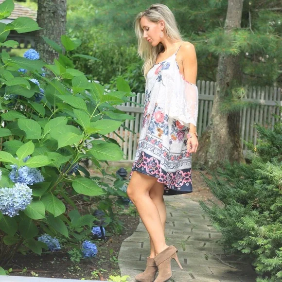 Cottage Floral Dress - Picture 3 of 4